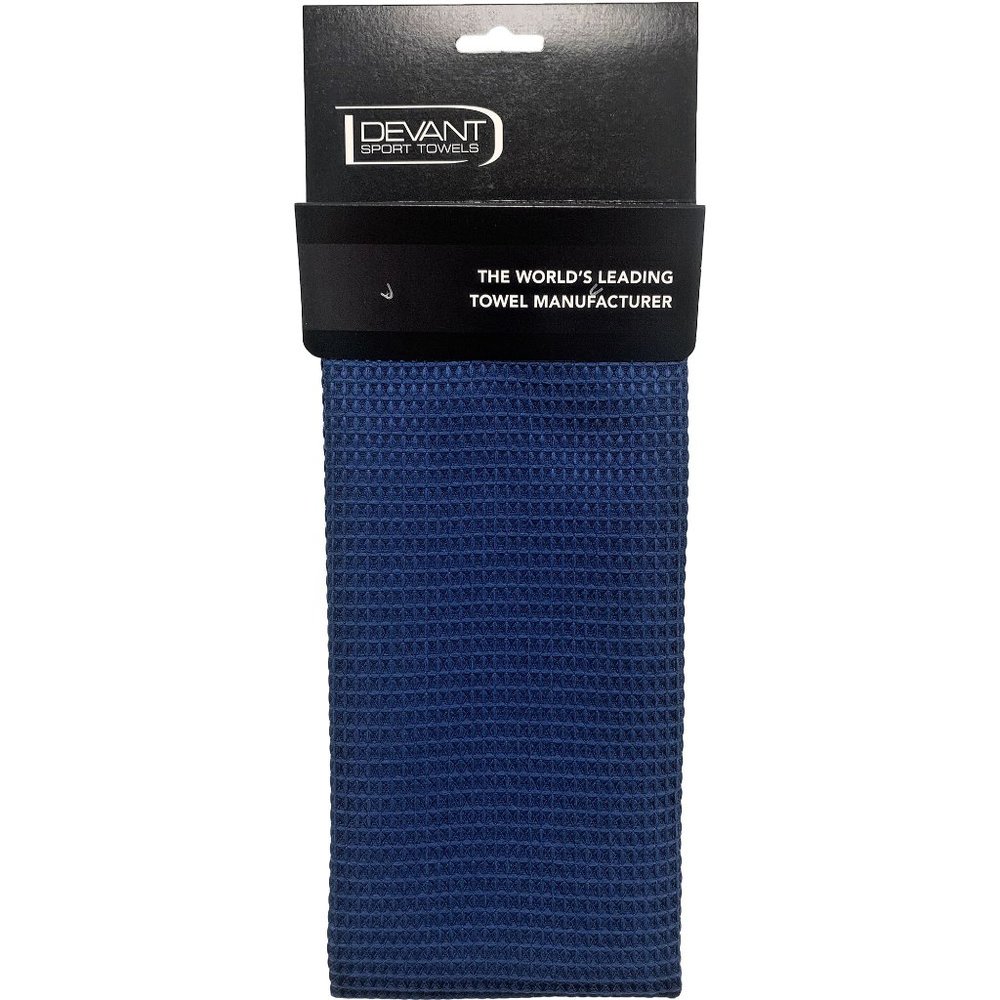 NWT Devant Navy Sport Golf Towel Micro Scrubber Towel